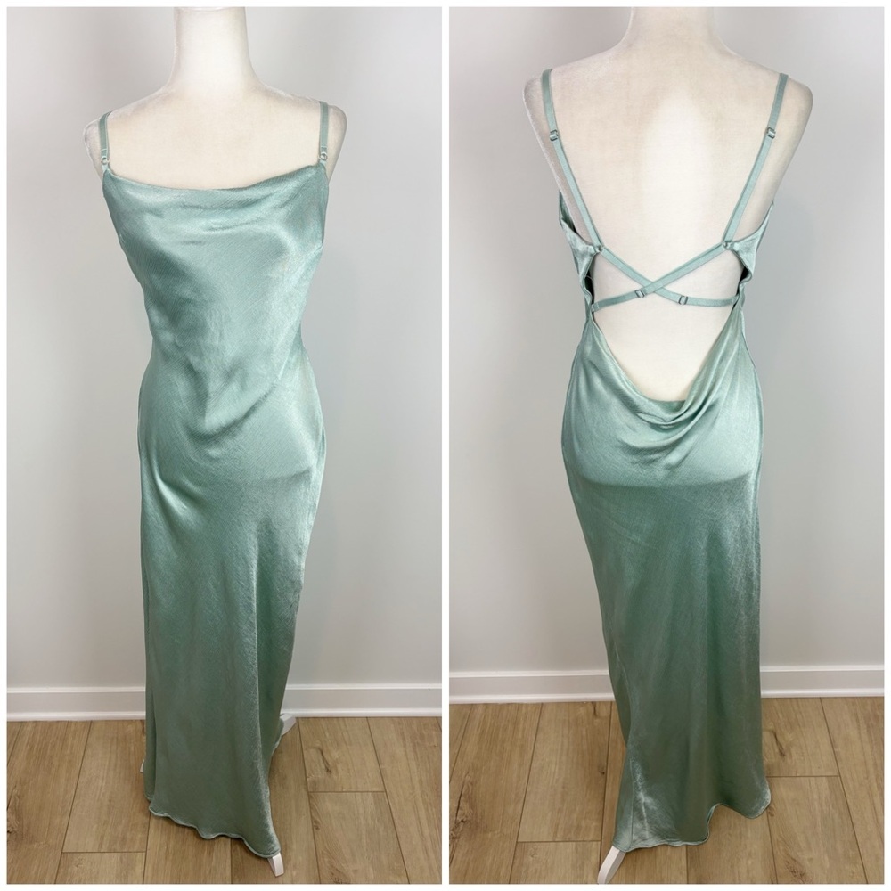 Bec + Bridge Malia Maxi Dress in Seafoam Green Size 8 - Picture 2 of 12